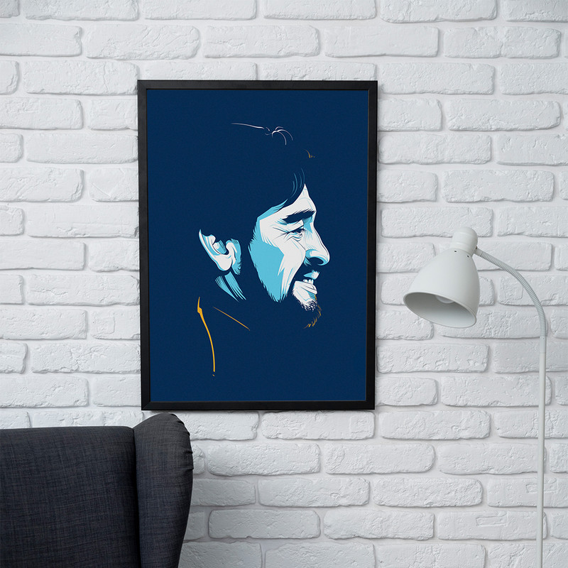 تابلو مدل دیواری طرح دیگو مارادونا Diego Maradona کد FD486 - Image 2