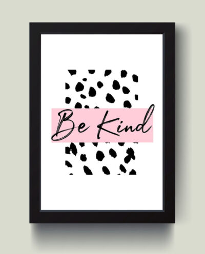 تابلو مدل مینیمال Be kind کدS1603-b