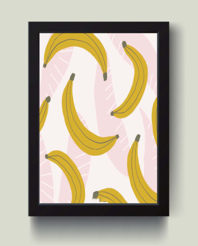 تابلو مدل مینیمال Banana کد m2425-w