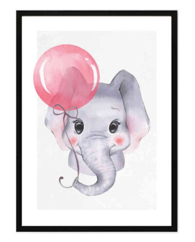 تابلو مدل Elephant with balloon کد 248901785