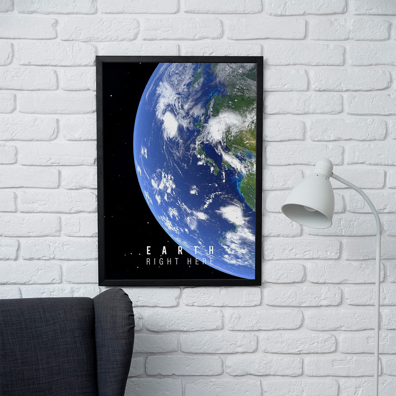 تابلو مدل دیواری طرح سیاره زمین Earth کد FD456 - Image 2