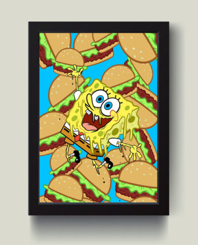 تابلو مدل دکوراتیو باب اسفنجی sponge bob کد G8-42