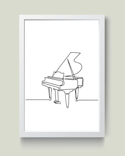 تابلو مدل پیانو Piano کد m2585-w