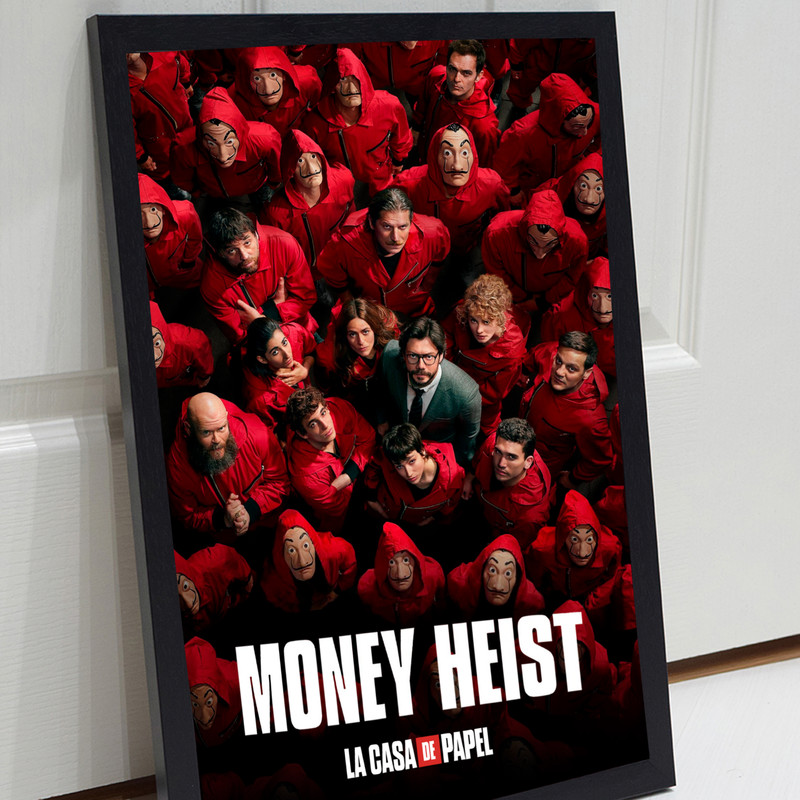 تابلو بلوویش مدل Money Heistمدل 1 - Image 3