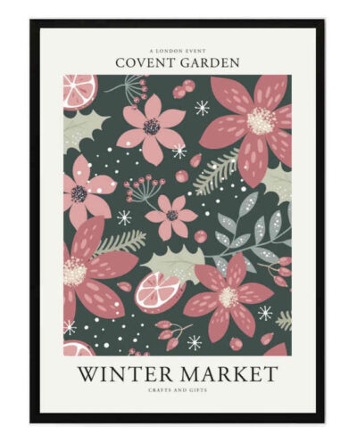 تابلو مدل Winter market flower کد 2489011003