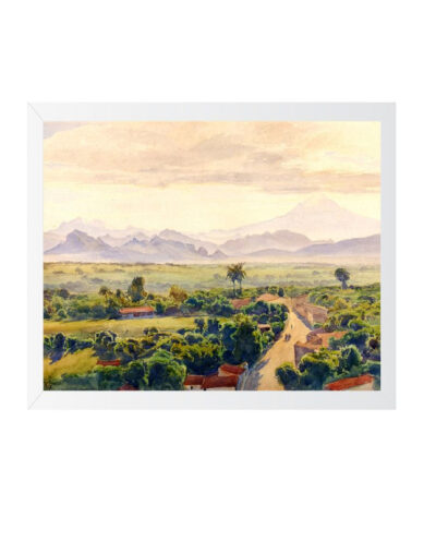 تابلو مدل تصویر کوهستان مکزیکی