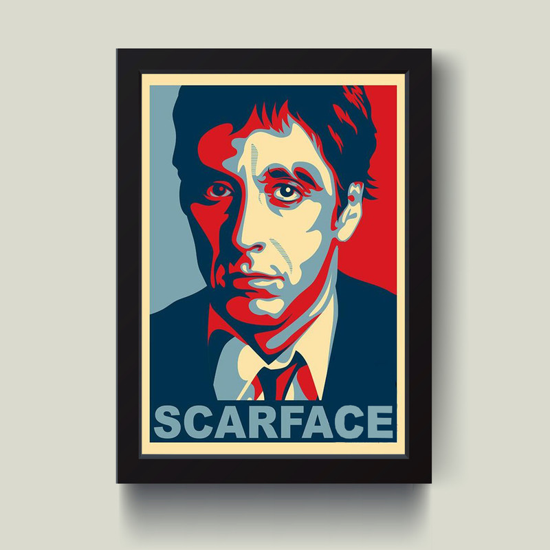 تابلو مدل تونی مونتانا tony montana کد G14-32