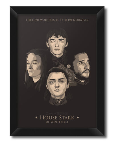 تابلو فنچ آرت طرح Game of Thrones - Stark کد GPH256