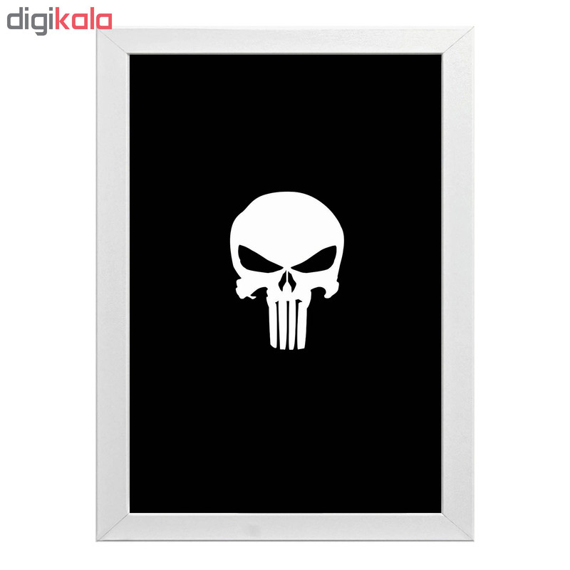 تابلو طرح اسکلت punisher skull کد t36 - Image 3