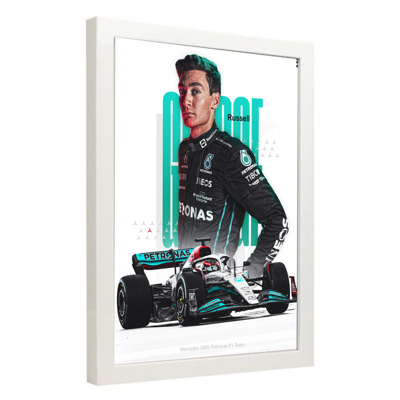 تابلو مدل فرمول یک جورج راسل Russell کد LA-F1G1012 - Image 2