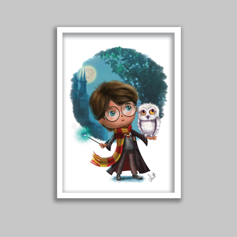 تابلو مدل هری پاتر Harry Potter کد LA-G10561