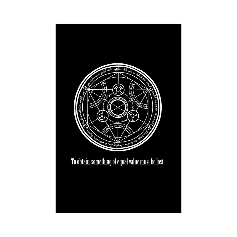 تابلو مدل انیمه فول متال آلکمیست 09 Fullmetal Alchemist anime - Image 2