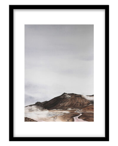 تابلو فورنیمو مدل دکوراتیو منظره کوهستانی کد 014B