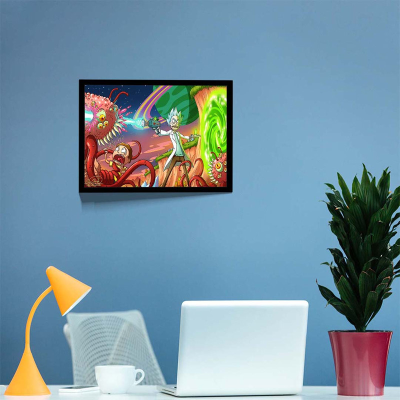 تابلو مدل rick and morty کد F-15033 - Image 9