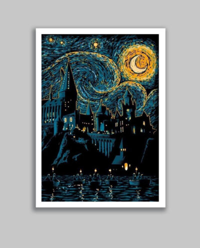 تابلو مدل هری پاتر طرح هاگوارتز Harry Potter کد LA-G10590