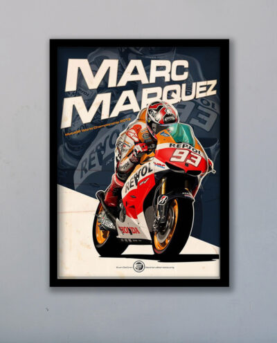 تابلو مدل موتوجی پی مارک مارکز Motogp کد LAG1029