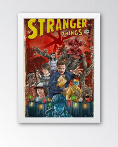 تابلو میس فریم مدل هفال مدل stranger things