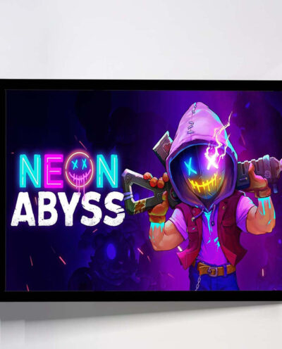تابلو مدل neon abyss کد F-14024