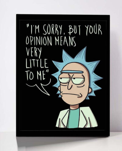 تابلو مدل Rick Morty کد F-1048