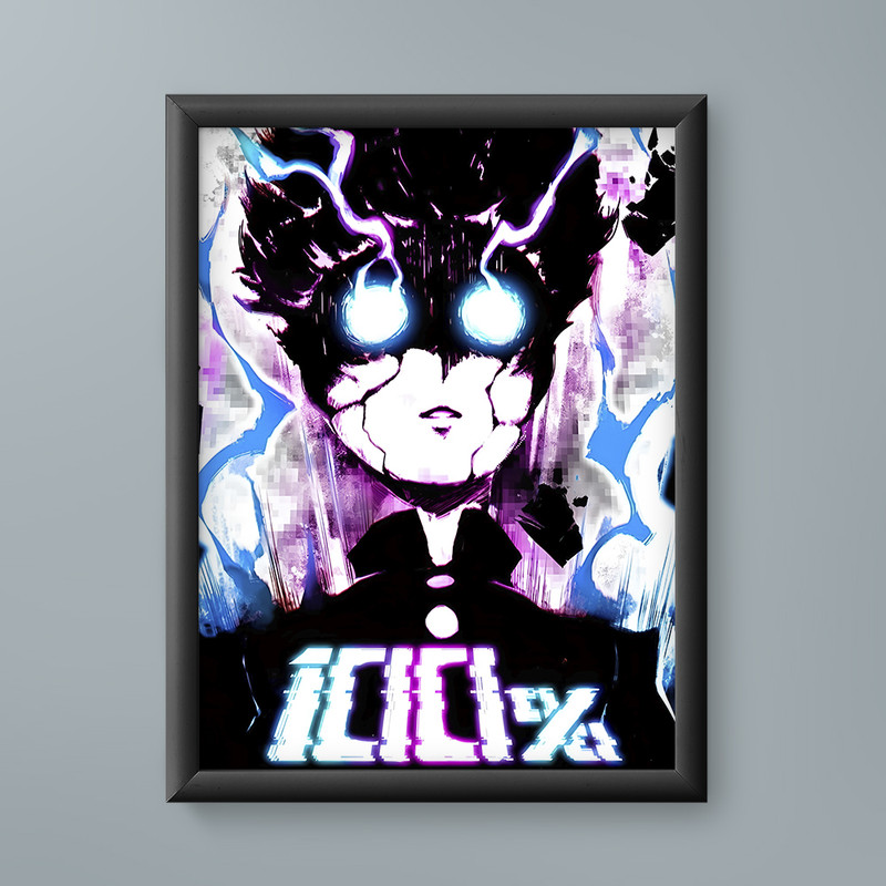 تابلو مدل انیمه موب سایکو 100 Mob Psycho 100 anime 01
