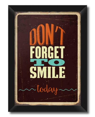 تابلو فنچ آرت طرح Dont Forget to Smile کد GPH283-I