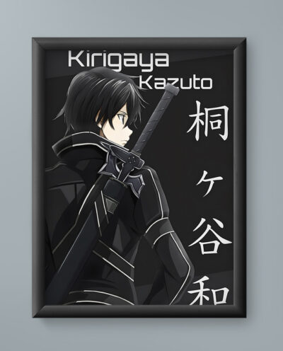 تابلو مدل انیمه کازوتو سورد آرت Kazuto Sword Art anime 14