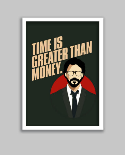 تابلو مدل سریال خانه کاغذی Money Heist کد LA-G10648