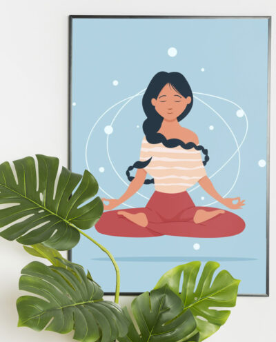 تابلو مدل یوگا yoga03