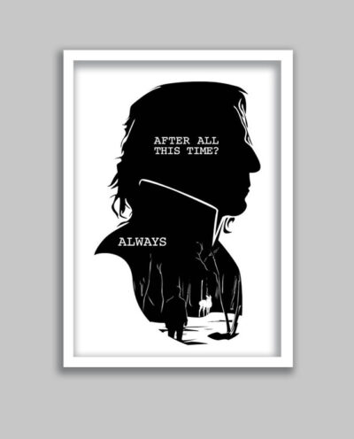 تابلو مدل هری پاتر طرح پروفسور اسنیپ Harry Potter کد LA-G10618
