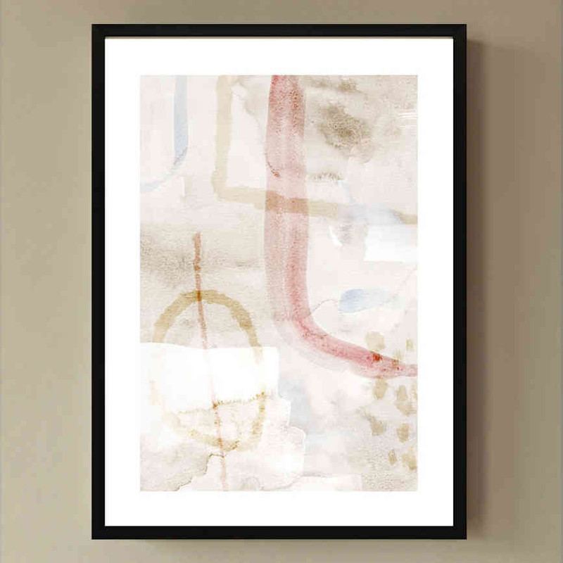 تابلو مدل Soft Abstract watercolor کد 248901600 - Image 3