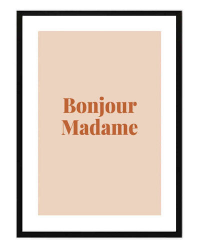 تابلو مدل Bonjour madame کد 248901977