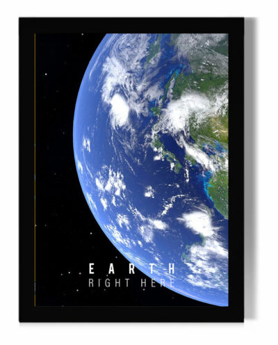 تابلو مدل دیواری طرح سیاره زمین Earth کد FD456