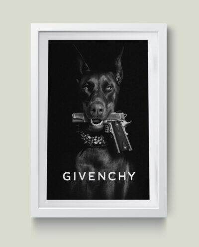 تابلو مدل Dobermann GIVENCHY کد m2518-w
