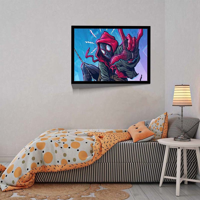 تابلو مدل spider man miles کد F-10011 - Image 9