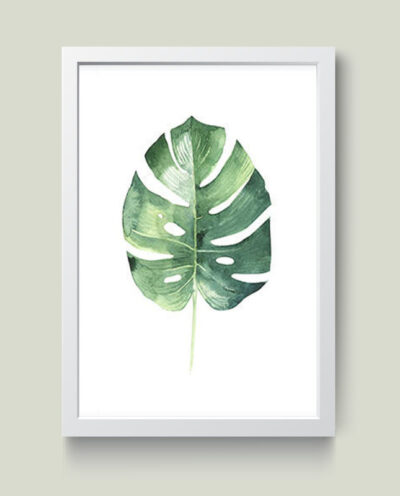 تابلو مدل مینیمال Leaf کدm2412-w