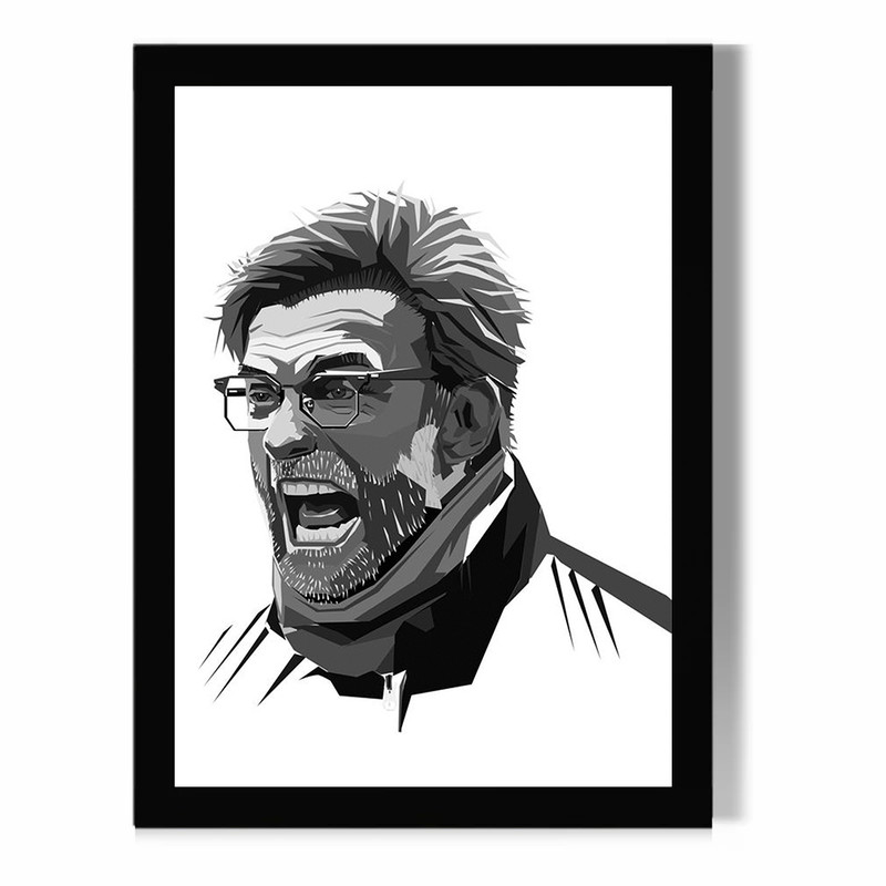 تابلو مدل دیواری طرح یورگن کلوپ Jrgen Klopp کد FD562