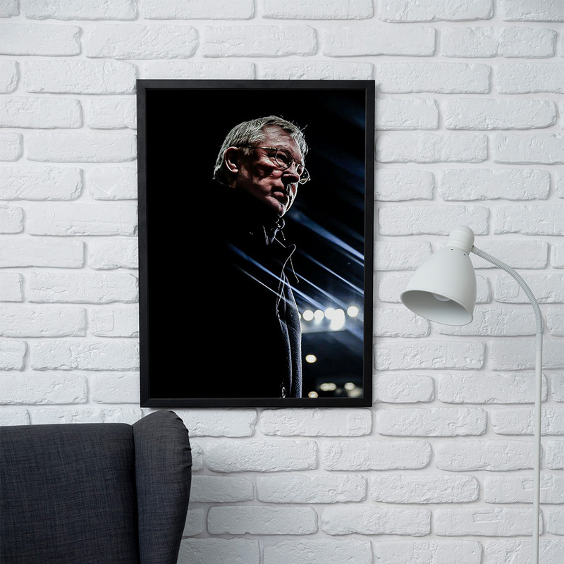 تابلو مدل دیواری طرح الکس فرگوسن Alex Ferguson کد FD560 - Image 2