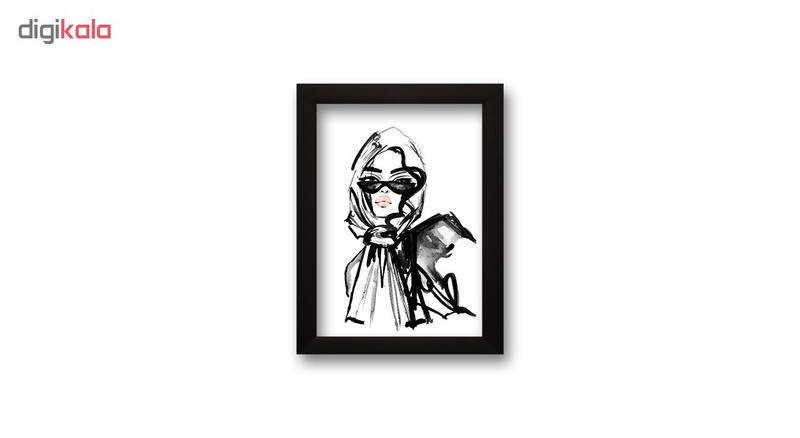 تابلو هیلما گالری کد HAP1756 BLACK - Image 2