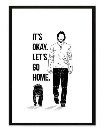 تابلو مدل Lets go home کد 248901726