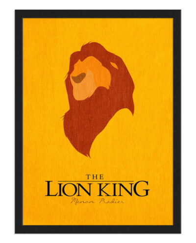 تابلو رادا گالری مدل پوستر مینیمال انیمشین شیر شاه The Lion King 01