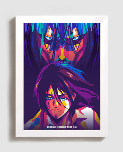 تابلو مدل انیمه اتک آن تایتان ارن یگر Attack On Titan Eren Yeager anime W227