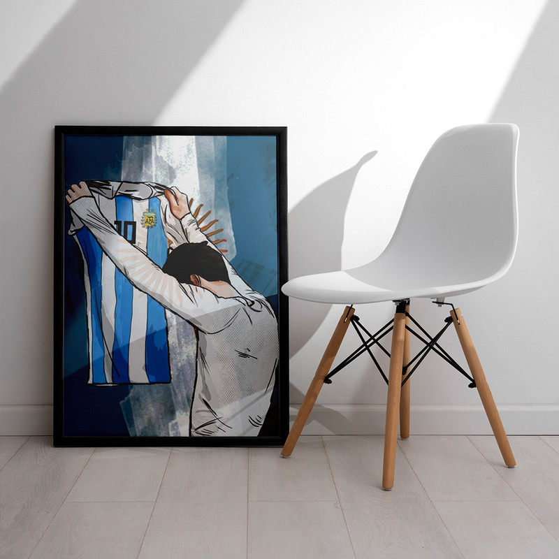 تابلو مدل دیواری طرح مسی Messi کد FD490 - Image 3