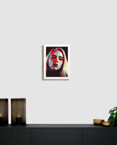 تابلو مدل billie eilish