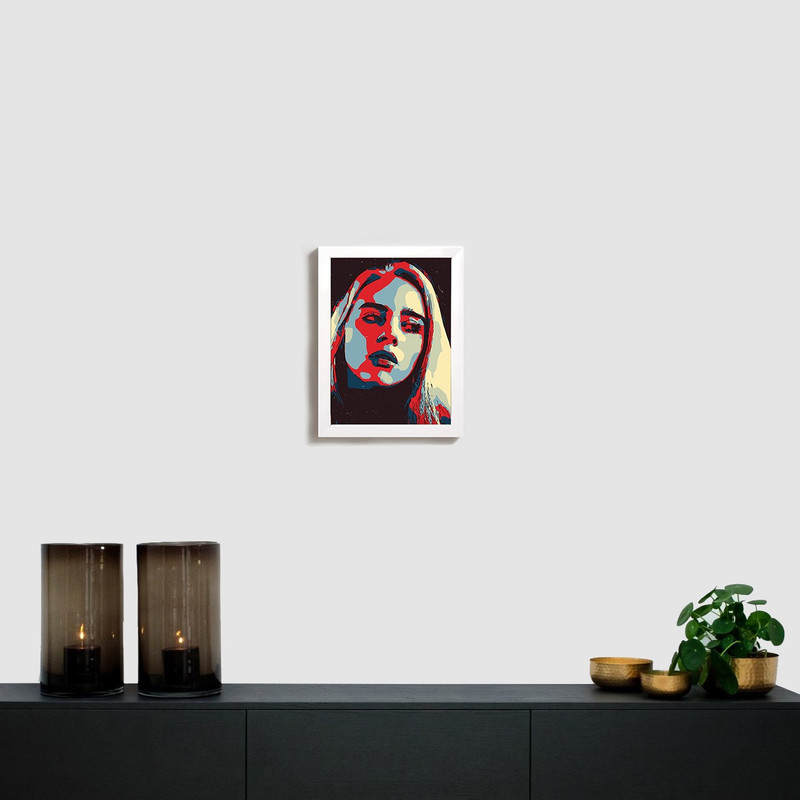تابلو مدل billie eilish