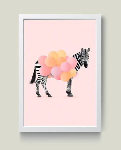 تابلو مدل دکوراتیو funny Zebra کد G5-08