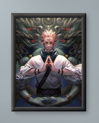 تابلو مدل سوکونا جوجوتسو کایسن 04 sukuna jujutsu kaisen