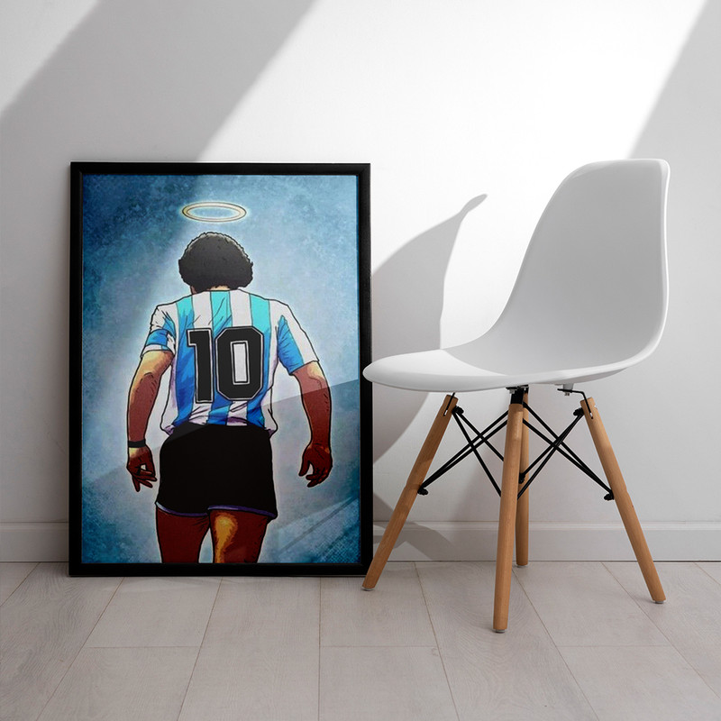 تابلو مدل دیواری طرح دیگو مارادونا Diego Maradona کد FD478 - Image 3
