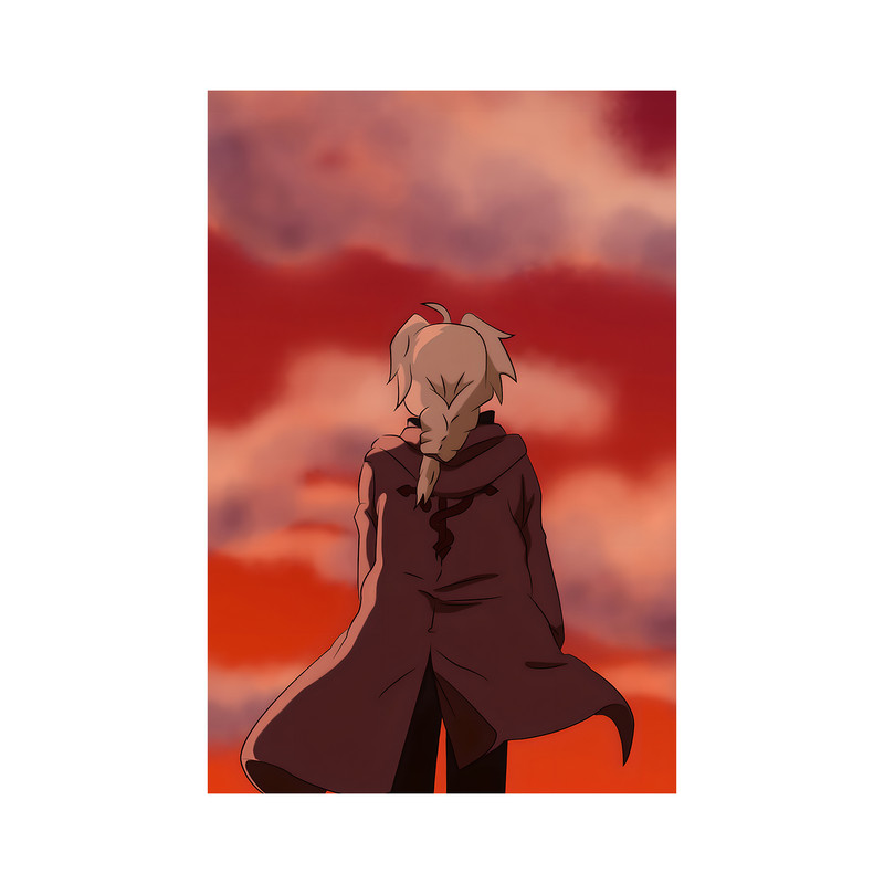 تابلو مدل انیمه ادوارد الریک فول متال آلکمیست 26 Edward Elric Fullmetal Alchemist anime - Image 2