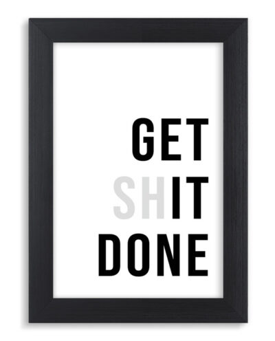 تابلو آرتی فریم مدل Get It Done کد F060B