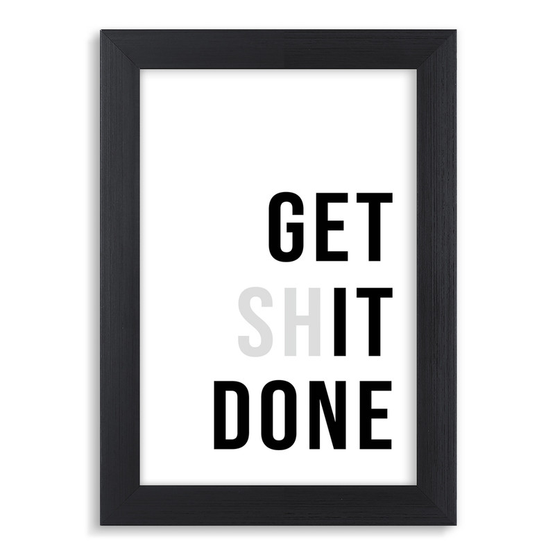 تابلو آرتی فریم مدل Get It Done کد F060B